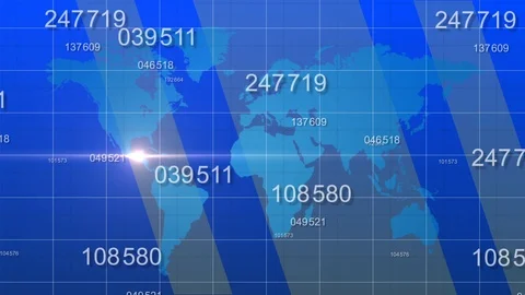 News blue background Stock Footage 97600752