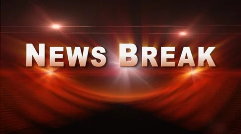 NEWS BREAK Transition Stock Footage 944347