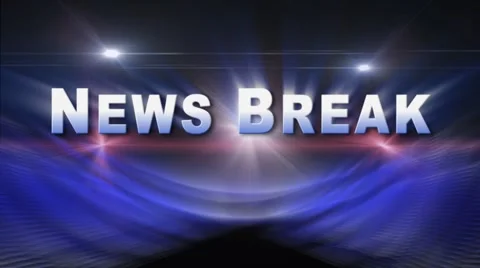 NEWS BREAK Transition Stock Footage 944352