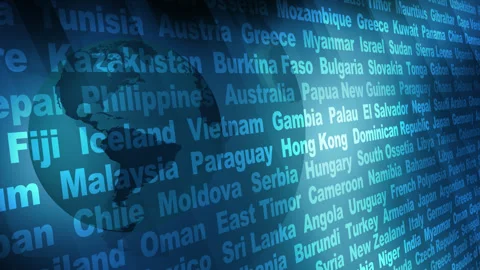 News breaking travel discovery of world countries global report on beautiful Stock Footage 271117771