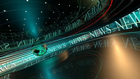 News Broadcast Background Stock Footage 78431557