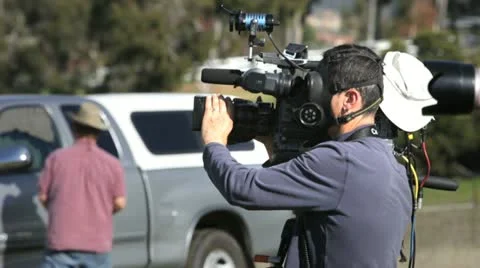 News camera 1 Stock-Footage 12334610