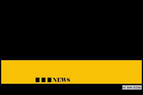 News channel lower third Stock Illustration