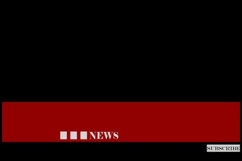 News channel lower third Stock Illustration
