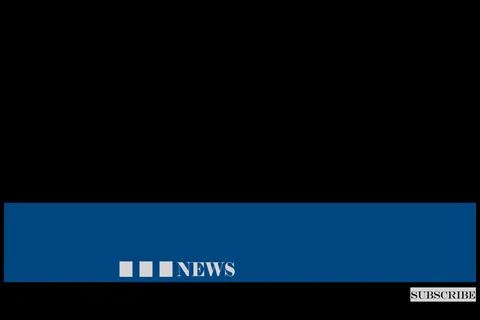 News channel lower third Stock Illustration