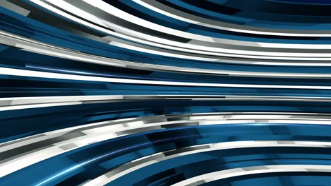 News Chrome Lines Background Stock Footage 166911279
