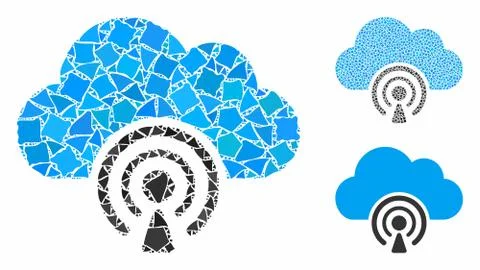 News Composition Icon of Trembly Elements Illustrazione stock