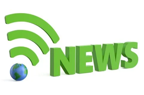 News concept Stock Illustration