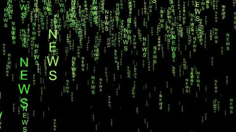 News data code on the web Stock Illustration