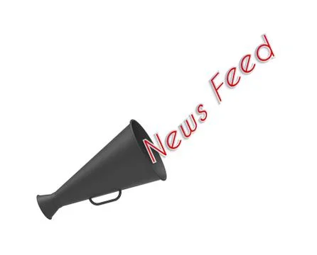 News Feed Stock Illustration