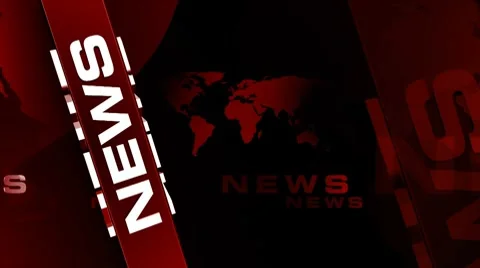 News FullREDcolor background Stock Footage 7768435