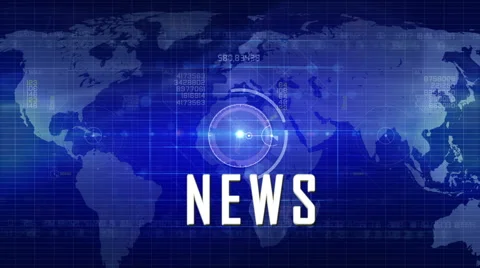 News generic background BLUE Video stock 47143727