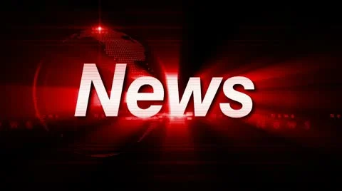 News generic background ( Series 5 - Version from 1 to 4) Stock Footage 10734111