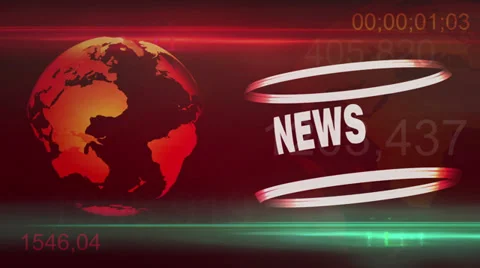 News Global background animation Stock Footage 30441251
