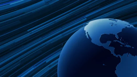 News Globe Background Loop Stock Footage 167356658