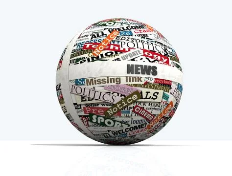 News globe Stock Illustration