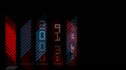 News, graph and forex quotes on screen Stock-Footage 44123883