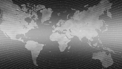 News Gray Background Stock Footage 178570360