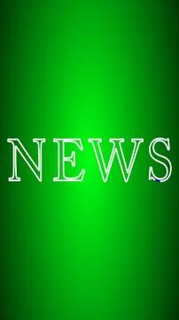 News in Green Gradient Stock Illustration
