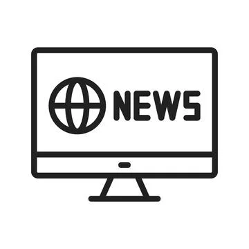 News icon vector image. Stock Illustration