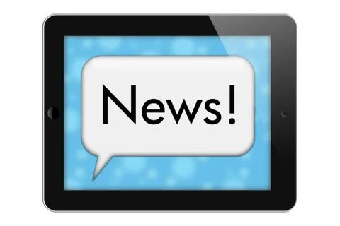 The News Stock Illustration