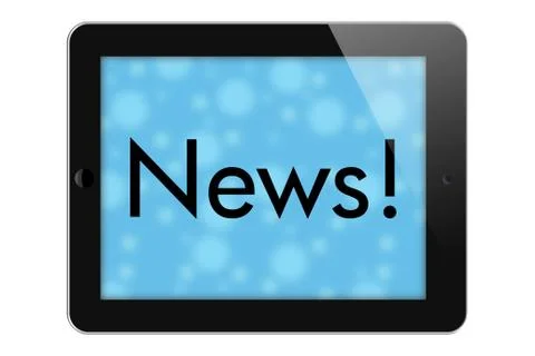 The News Illustrazione stock