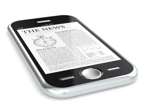 The News. Stock Illustration