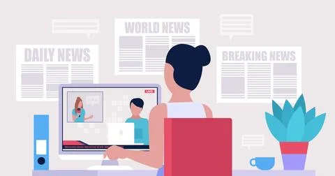 News Stock Illustration