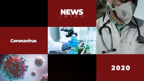 News Intro 库存 After Effects