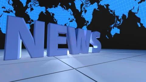 NEWS INTRO Stock Illustration