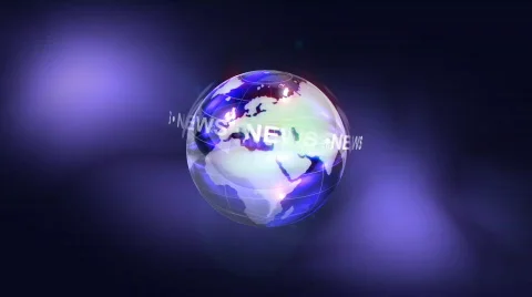 News Logo Stock Footage 774127