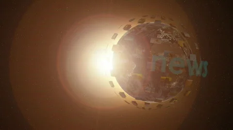 News loop Stock Footage 591247