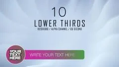 News lower third 11 (10 version) Stock After Effects