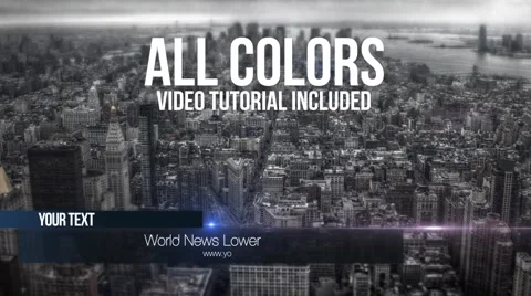 News lower third 14 Stock After Effects