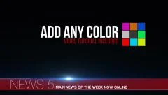 News lower third 15 Stock After Effects