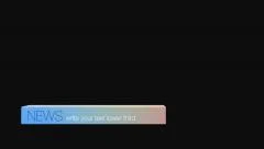 News lower third 2 ( All colors ) Stock After Effects