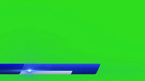 News lower third green screen animation Stock Footage 264786494