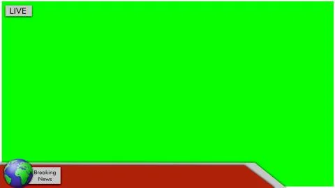 News Lower Third Template-01 Stock Illustration