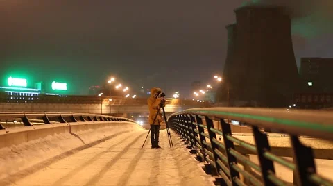 News operator Video stock 45918507