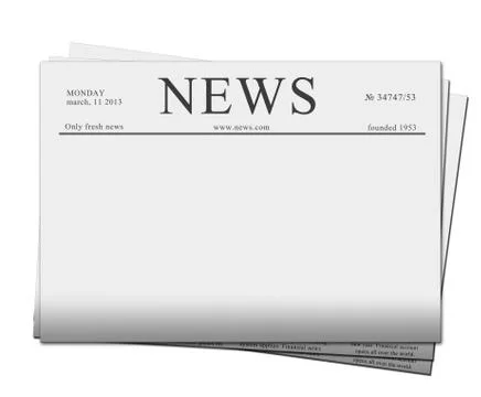 News papers Stock Illustration