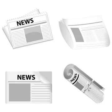 News papers Stock Illustration
