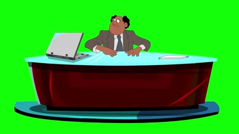 News reader man in suit Stock Footage 242744870
