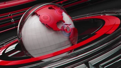 News Red Background Stock Footage 274754333