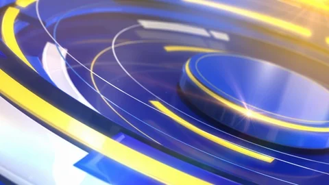 News Rings Backdrop Video stock 111203514