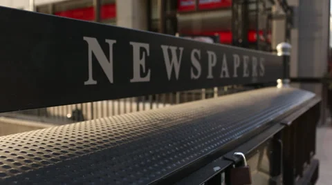 News Stand 1 Stock Footage