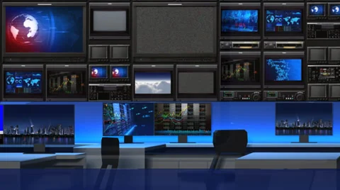 News studio 101C2(close up) Vidéo 36580630