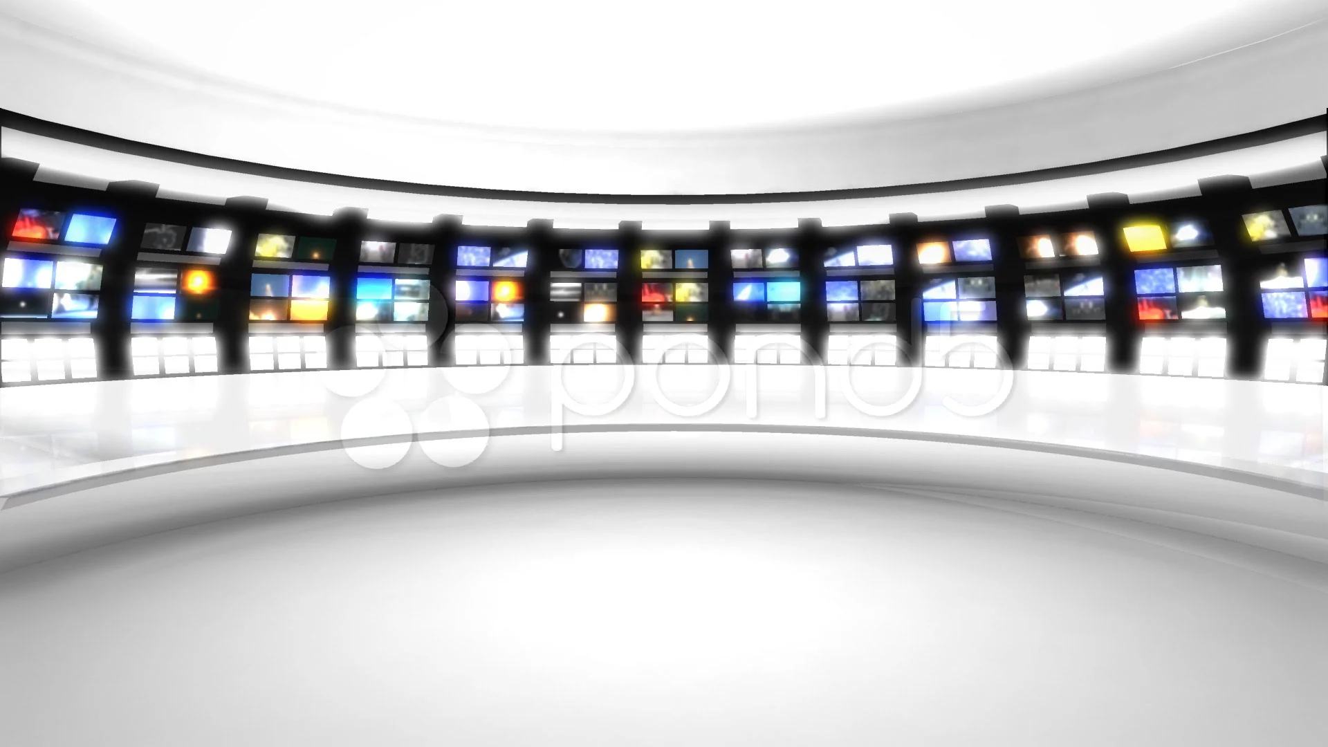 News Studio 9 Virtual Green Screen New Stock Video Pond5