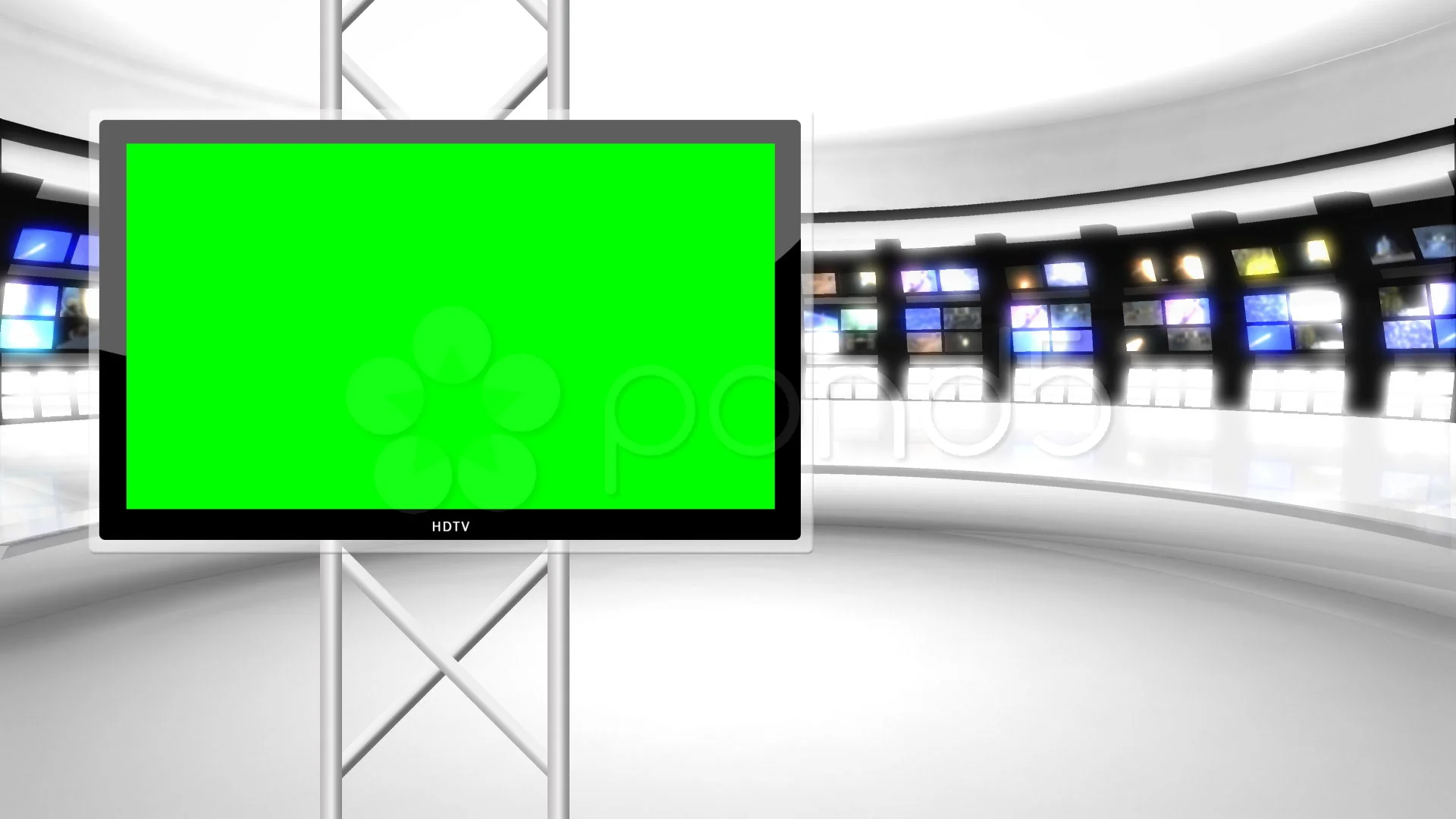 News Studio 9 Virtual Green Screen New Stock Video Pond5