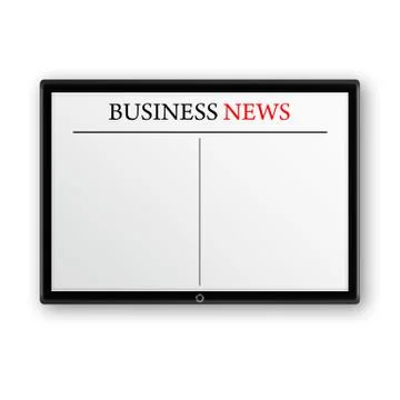 News on tablet pc Stock Illustration