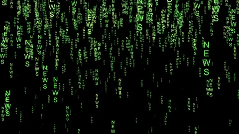 News text code matrix style Stock Footage 117210967